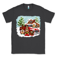 Smoke Christmas gnomes with red truck Classic Tee - NancyCooperArtShop