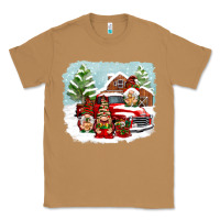 Toasted Coconut Christmas gnomes with red truck Classic Tee - NancyCooperArtShop