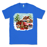 True Royal Christmas gnomes with red truck Classic Tee - NancyCooperArtShop