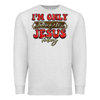 Oatmeal Heather i'm only talking to jesus today christmas Premium Sweatshirt - BarkalooDesign