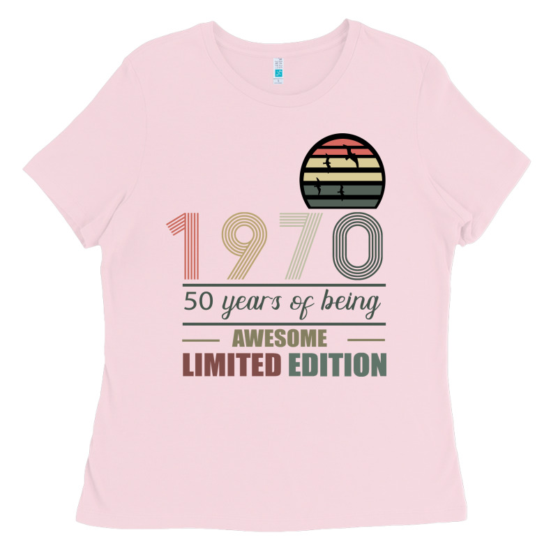 Vintage 1970 Limited Edition 50 Years Of Being Awe Ladies Tee by Bettercallsaul | Teevron