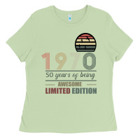 Matcha Vintage 1970 Limited Edition 50 Years Of Being Awe Ladies Tee - Bettercallsaul
