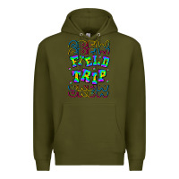 Army Green Crew Field Trip Premium Hoodie - CowhideDigitalArt