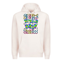 Pale Pink Crew Field Trip Premium Hoodie - CowhideDigitalArt