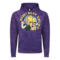 Cloud Purple everybody knows the moons made of cheese! Vintage Hoodie - trangStudio