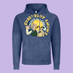 Everybody Knows The Moons Made Of Cheese! Vintage Hoodie Designed By Trangstudio