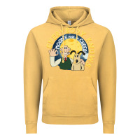 Vintage Mustard everybody knows the moons made of cheese! Vintage Hoodie - trangStudio