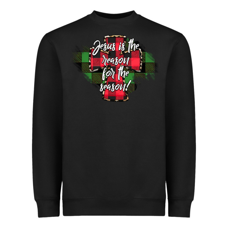 Jesus Is The Reason For The Season Heavyweight Sweatshirt by CowhideDigitalArt | Teevron