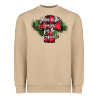 Mushroom Jesus is the Reason For The Season Heavyweight Sweatshirt - CowhideDigitalArt