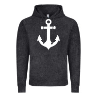 Vintage Black Boat Anchor for Women n Girls Summer Vintage Hoodie - trangStudio