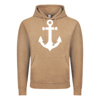 Vintage Coffee Boat Anchor for Women n Girls Summer Vintage Hoodie - trangStudio
