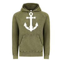 Vintage Olive Boat Anchor for Women n Girls Summer Vintage Hoodie - trangStudio