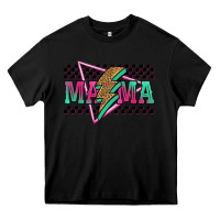 Black mama techno lightning bolt Heavy Core Tee - Jasminsmagicworld