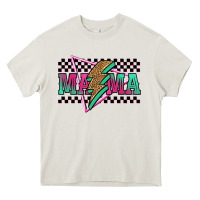 Cream mama techno lightning bolt Heavy Core Tee - Jasminsmagicworld