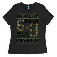 Black Newyork Brooklyn Ladies Tee - Bettercallsaul