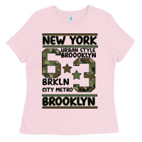 Bubblegum Pink Newyork Brooklyn Ladies Tee - Bettercallsaul