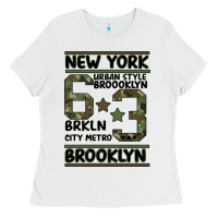 White Newyork Brooklyn Ladies Tee - Bettercallsaul