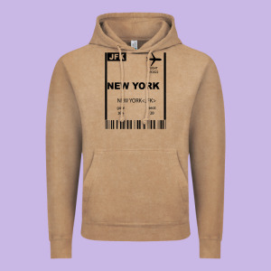 New York City City Nyc America Fly Travel Vintage Hoodie Designed By Trangstudio