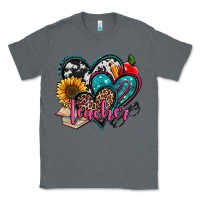 Charcoal Heather teacher hearts Classic Tee - Jasminsmagicworld