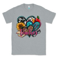 Heather Grey teacher hearts Classic Tee - Jasminsmagicworld