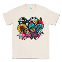 Natural teacher hearts Classic Tee - Jasminsmagicworld
