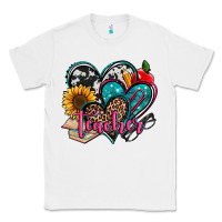 White teacher hearts Classic Tee - Jasminsmagicworld