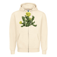 Sandshell whipple cholla cactus Zipper Hoodie - LillyAllenDesigns