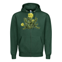 Sports Green whipple cholla cactus Zipper Hoodie - LillyAllenDesigns