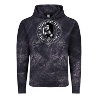Cloud Black Bon Scott Rock n' Roll Lion Shield Vintage Hoodie - trangStudio