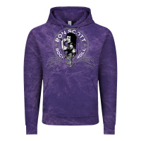 Cloud Purple Bon Scott Rock n' Roll Lion Shield Vintage Hoodie - trangStudio