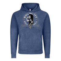 Vintage Denim Bon Scott Rock n' Roll Lion Shield Vintage Hoodie - trangStudio