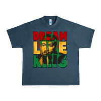 Midnight Navy dream like king martin luther Urban Heavy Tee - CowGirlArtShop