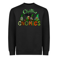 Black st patricks day gnomes Heavyweight Sweatshirt - CowhideDigitalArt