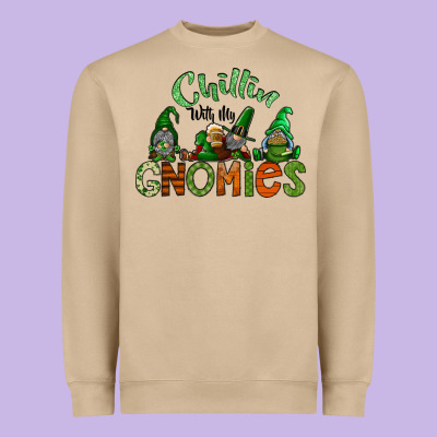 St Patricks Day Gnomes Heavyweight Sweatshirt Designed By Cowhidedigitalart