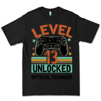 Black Level 13 Unlocked Official Teenager 13th Birthday Premium Tee - Bettercallsaul
