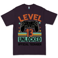Plum Level 13 Unlocked Official Teenager 13th Birthday Premium Tee - Bettercallsaul