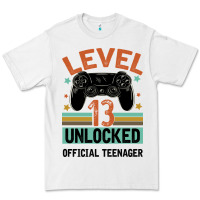 White Level 13 Unlocked Official Teenager 13th Birthday Premium Tee - Bettercallsaul