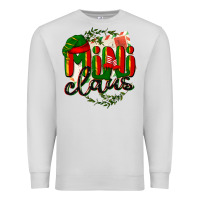 Dove Grey mini claus christmas Premium Sweatshirt - BarkalooDesign