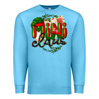 Ocean Blue mini claus christmas Premium Sweatshirt - BarkalooDesign