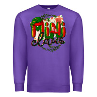 Purple mini claus christmas Premium Sweatshirt - BarkalooDesign