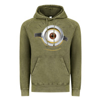 Vintage Olive Carl Side Smile Vintage Hoodie - trangStudio