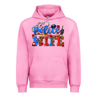 Fuchsia Pink police wife Urban Hoodie - AdoDesignShop