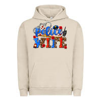 Pigment French Oak police wife Urban Hoodie - AdoDesignShop
