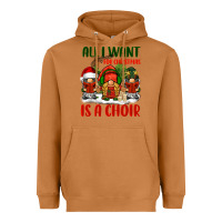 Meerkat all i want for christmas is a choir Heavyweight Hoodie - BarkalooDesign