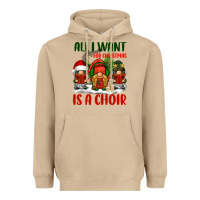 Mushroom all i want for christmas is a choir Heavyweight Hoodie - BarkalooDesign