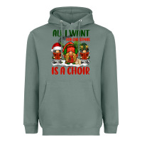 Sage all i want for christmas is a choir Heavyweight Hoodie - BarkalooDesign