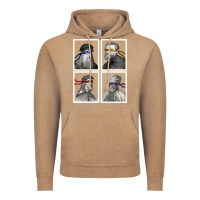 Vintage Coffee Ninja Artists Leonardo Donatello Raphael Michelangelo Parody Renaissan Vintage Hoodie - trangStudio