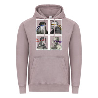 Vintage Zinc Ninja Artists Leonardo Donatello Raphael Michelangelo Parody Renaissan Vintage Hoodie - trangStudio