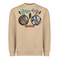 Mushroom Jingle Bell Rockin Heavyweight Sweatshirt - CowhideDigitalArt