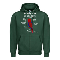 Sports Green Anatomy of a female Eclectus Parrot Zipper Hoodie - trangStudio